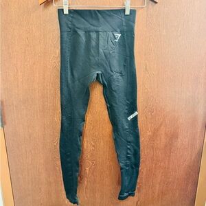 GYMSHARK Vital Seamless Black Leggings